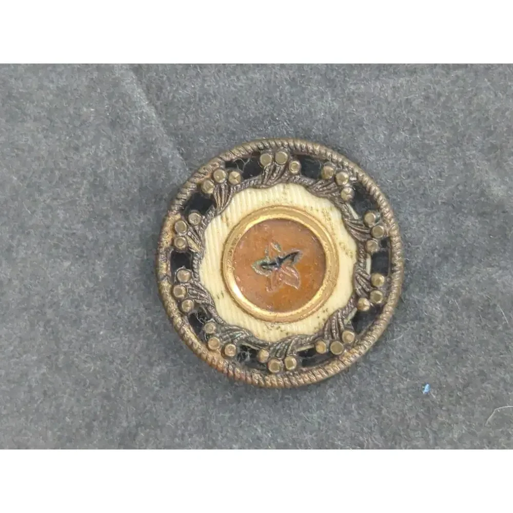 Vintage brass framed